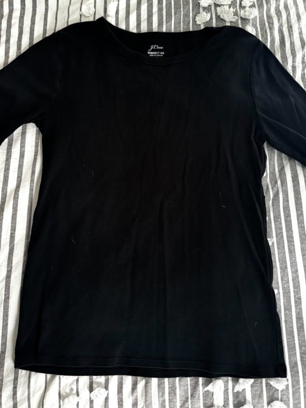J. Crew The Perfect Tee - Black